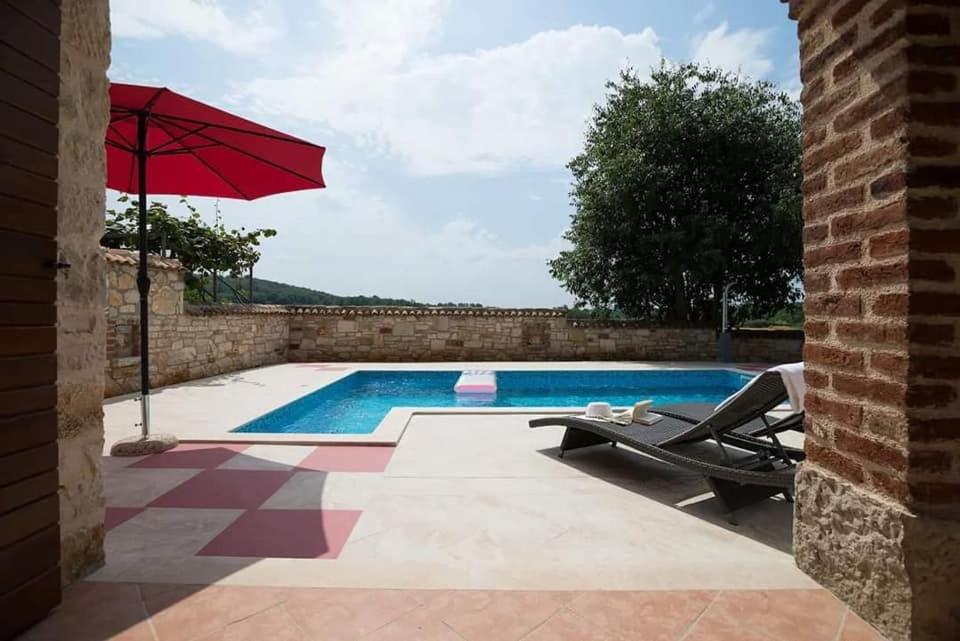 Porec Villa Luna With Pool Exterior foto